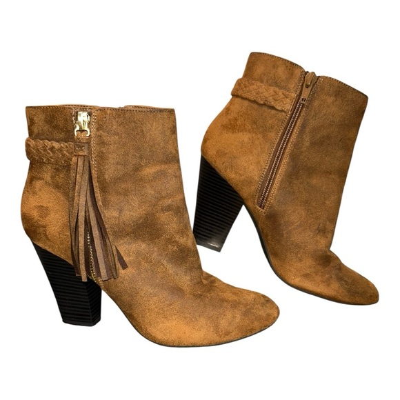 A.n.a Women’s Ana Dusty Brown Suede Ankle Boots Booties – Size 7.5 - Picture 3 of 9